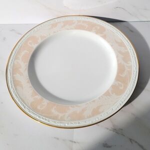 NWT Noritake Oakleigh Salad Plate Pink White Scapes